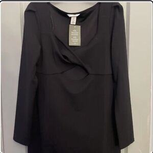 H&M Black Long Sleeve Dress